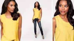 1 Shirt – 3 Looks: So vielseitig ist unser Lieblings-Shirt in der  Trendfarbe Gelb - Styles & Stories - der Lifestyle- & Living-Blog von heine