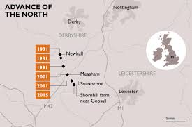 The north kent line is a railway line which runs from lewisham vale junction (at the country end of st johns station) where it splits from the southeastern main line to rochester bridge junction (just south of strood station). North South Divide Edges Down The Map News The Sunday Times