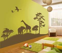 Boys room decor should reflect adventure this is a galactic themed bedroom with solar system painted on the wall. Kids Room Paintings