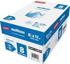 Staples Multiuse Copy Paper 8 5 X 11 20 Lbs 94 Brightness 500 Sheets Ream 8 Reams Carton 26860 Cc Staples Printer Paper Paper Copy Paper