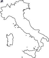 Carte de l'italie avec les régions et les provinces. Printable Italy Blank Map Outline Transparent Png Map In 2021 Italy Map Map Outline Blank Map