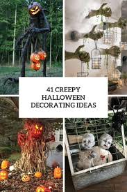 Making your own outdoor halloween décor shouldn't be expensive because you can turn almost anything in your store into a ghost or any other décor that you may 54. Halloween Outdoor Ideas Archives Shelterness