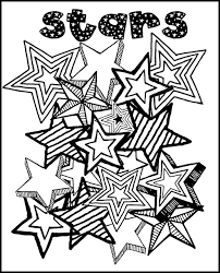 Stars Grown Up Coloring Page Mimi Lee Printables Star Coloring Pages Coloring Pages Pattern Coloring Pages