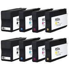 Hp 950xl Ink Cartridges Set Of 8 High Yield Ink Cartridge For Hp Officejet Pro 8100 8600 Series Inkojet Com Ink Cartridge Cartridges Hp Officejet