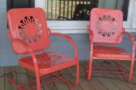 Restoring Vintage Gliders Chairs Vintage Outdoor Furniture Metal Lawn Chairs Vintage Metal Glider