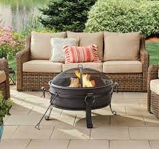 Stay in style and on budget with fresh new patio furniture and garden decor. Better Homes Gardens 30 Fire Pit Table Antique Bronze Finish Walmart Com Walmart Com