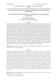 Untuk mengunduh file gunakan tombol download yang tersedia kemudian buka link download yang muncul. Https Media Neliti Com Media Publications 275014 Activity Based Costing And Its Derivativ 7f548275 Pdf