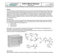 M-Bus Master/Repeater - Baer Gmbh