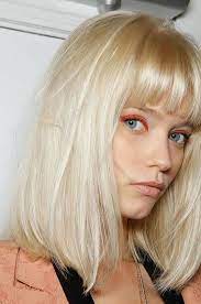 Blonde Bob With Fringe Google Search Blonde Hair With Bangs Blonde Hair Shades Platinum Blonde Hair