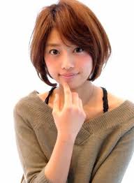 ３０代 ４０代に大人気ひし形ショート 髪型ボブ ミディアムボブ パーマ ヘアモデル 髪型 ボブ