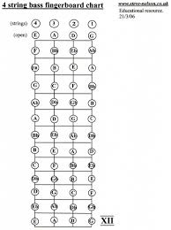 Electric Bass Notes Chart Www Bedowntowndaytona Com