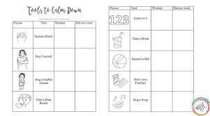 Printable Toddler Calm Down Tool Kit Limited Time Offer 70 Off