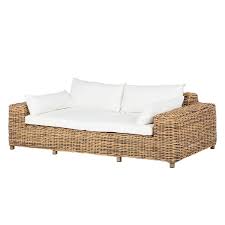 You can choose your stain and fabric for your cushions from the many options shown. Buromobel Vidaxl Sofa 3 Sitzer Naturliches Rattan Loungesofa Rattansofa Couch Sitzmobel Sitzmobel