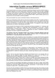 Est is defined as an abbreviation for established. Interstitial Cystitis Versus Bpsxx Bps33 Ica Deutschland E V