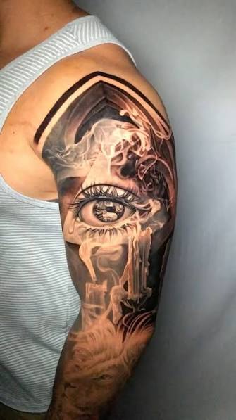 Gothic All Seeing Eye Tattoos