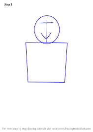 Learn How To Draw Noob From Roblox Roblox Step By Step Drawing Tutorials Noob Drawing Tutorial Roblox