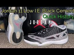 Pin On Jordan 11 Low Ie Black Cement Review