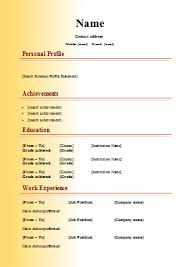 18 Cv Templates Cv Template Word Downloads Tips Cv Plaza