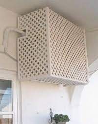 Aire Acondicionado De La Terraza O Balcon Idea Para Disimular Cubierta De Aire Acondicionado Ocultar El Aire Acondicionado Aire Acondicionado
