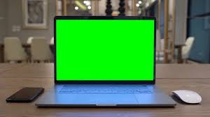 It could also be a bad video card. Computer Laptop With Green Screen Stock Video Pond5