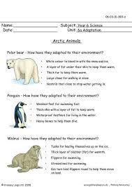 Primaryleap Co Uk Arctic Animals Worksheet Arctic Animals Animal Adaptations Polar Animals