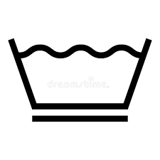The content refers to the fiber content. Delicate Wash Clothes Care Symbols Washing Concept Laundry Sign Icon Black Color Vector Illustration Flat Style Image Stock Vector Illustration Of Symbols Symbol 146443023