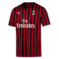 Sehen sie alle klassischen trikots von ac milan im football kit archive. Puma Ac Mailand Herren Heim Trikot 2019 20 Mit Ibrahimovic Individualdruck Fussball Shop
