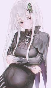 Re:Zero Kara Hajimeru Isekai Seikatsu, long hair, silver hair, black dress,  anime girls, HD phone wallpaper | Peakpx