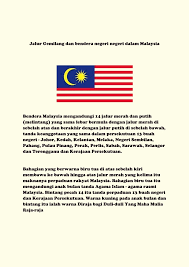 2) berapakah jumlah jalur warna merah pada bendera malaysia? The Unspinners Kembali Kalau Malaysia Di Dakwa Milik Bersama Kenapa Bila Jalur Gemilang Dipermainkan Hanya Segelintir Saja Bersuara