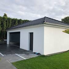 Pin Von Greengaragen Auf Villa Fertiggaragen Doppelgarage Walmdach