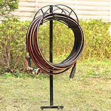 A decorative bronze garden hose wheel >> check price on amazon << if you are looking for a stylish hose reel to give your garden some character, then this bronze reel is going to be ideal. Treezitek Free Standing Garden Hose Holder Metal Decorative Sturdy Attractive Hose Storage Stand For Yard Hoses Accessories Watering Equipment Urbytus Com