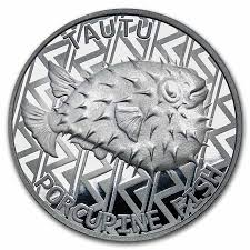 Buy 2021 Tokelau 1 Oz Silver 5 Porcupine Fish Bu Apmex
