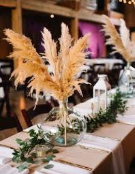 Organic Farm Wedding Green Door Gourmet Tennessee Organic Farm Wedding Grass Centerpiece Wedding Centerpieces