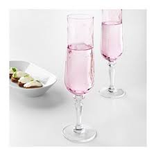 Kupit Konungslig Bokal Dlya Shampanskogo Rozovyj Po Vygodnoj Cene Ikea Champagne Bar Glassware Champagne Flute