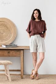 Meet Summer In Linen Clothing Magiclinen Linen Style Fashion Linen Shirts Women Linen Shirt Outfit