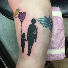 But side by side, they take on a whole new meaning. Father And Daughter Tattoo Idea