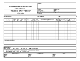 Welding Inspection Report Template And Piping Welding Daily Quality Control And Inspection Repor Report Template Travel Brochure Template Brochure Template Psd