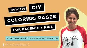 These alphabet coloring sheets will help little ones identify uppercase and lowercase versions of each letter. How To Create Your Own Coloring Pages The Happy Ever Crafter