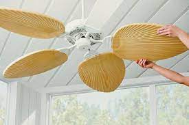 Fancy blade ceiling fan accessories blade cover decoration, black and white chevron. Ceiling Fan Blade Covers Home Improvment And Updating Ideas For Your Ceiling Blades Tropical Home Decor Tropical Ceiling Fans Beach House Interior