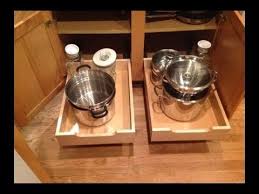 They make it easy to corral your items a custom fit assures you minimum wasted space and convenient access to all the items you store. Custom Kitchen Cabinet Slide Out Trays Part 1 Youtube Cabinet Slides Custom Kitchen Cabinets Kitchen