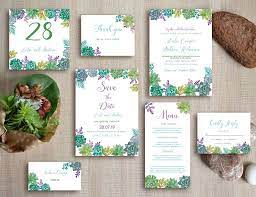 Free Succulent Theme Wedding Invitations Bundle If You Want To Print Your Invitati Free Wedding Templates Wedding Templates Free Wedding Invitation Templates