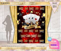 Casino Step And Repeat Backdrop Casino Party Backdrop Casino Etsy Birthday Backdrop Casino Birthday Backdrops For Parties