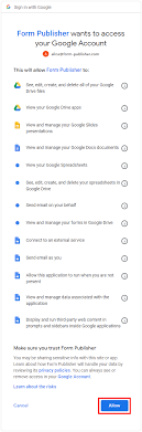 Neelix has given me permission to speak on his behalf. Data Access What Permissions Are Needed To Use Form Publisher Documentation Form Publisher Support