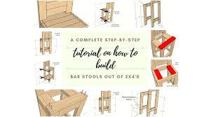 Kmart has bar stools for the home bar or den. How To Build A 2 4 Bar Stool