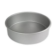 Pme Round Cake Pan Aluminum Silver 9 X 4 Inch Deep By Pme Round Cakes Aluminum Baking Pans Round Cake Pans