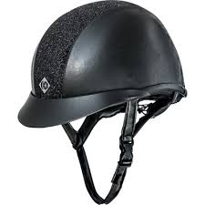 Riding Helmet Vg1 Ayr8 Plus Sparkly Leather Look Charles Owen