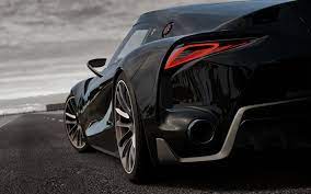 Download Wallpapers Toyota Ft1 4k Black Supercar Rear View Japanese Sports Cars Black Ft1 Tuning Toyota Besthqwallpapers Com Car Wallpapers Super Cars Toyota Supra