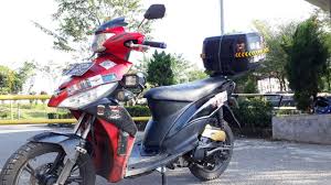 Modif striping mio soul gt 2013 warna purple, striping via motoblast.wordpress.com. Modifikasi Mio J Touring Youtube