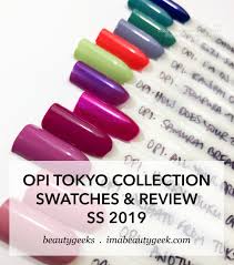 opi nail color chart 2019