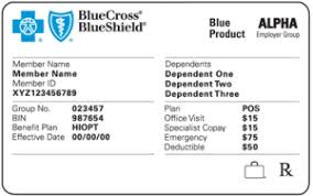 Not all insurance id cards contain this number, though. Appendix 2 Bluecard Program